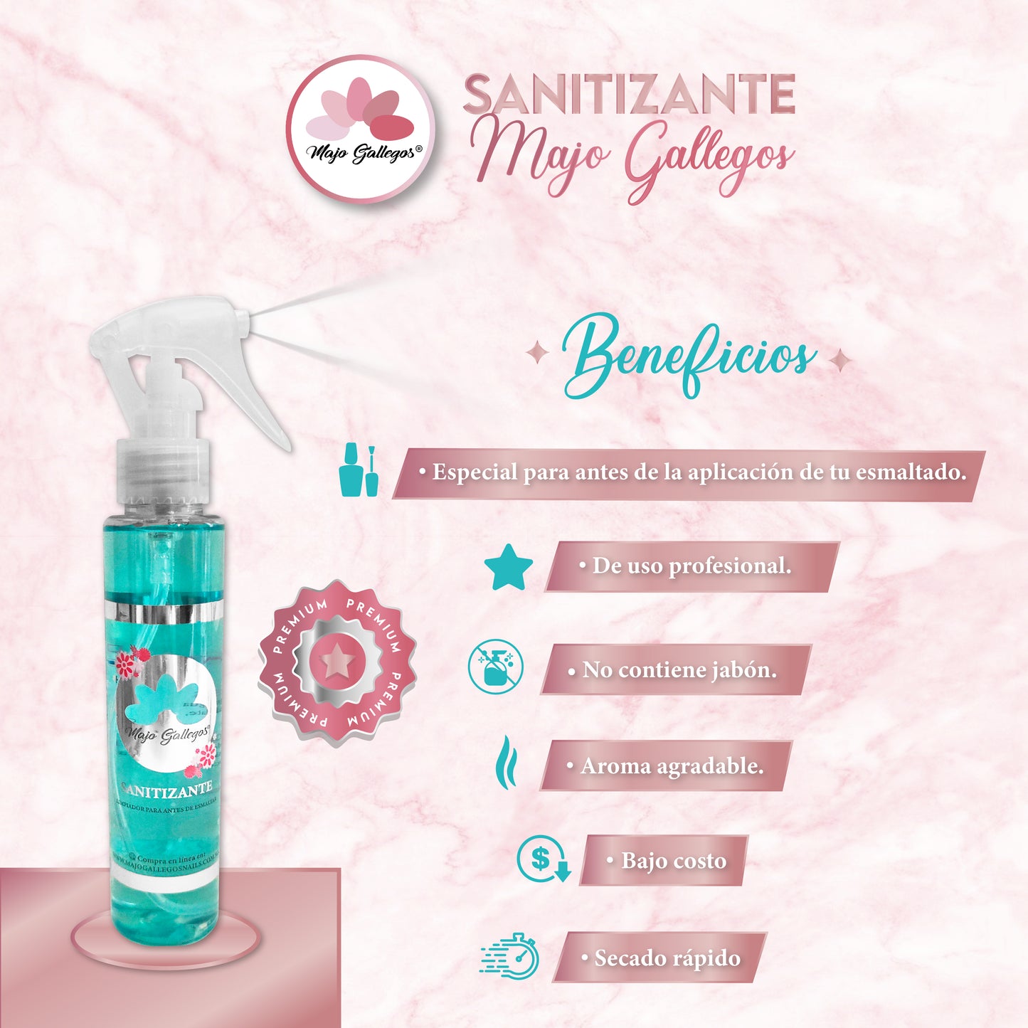 SANITIZANTES MAJO GALLEGOS