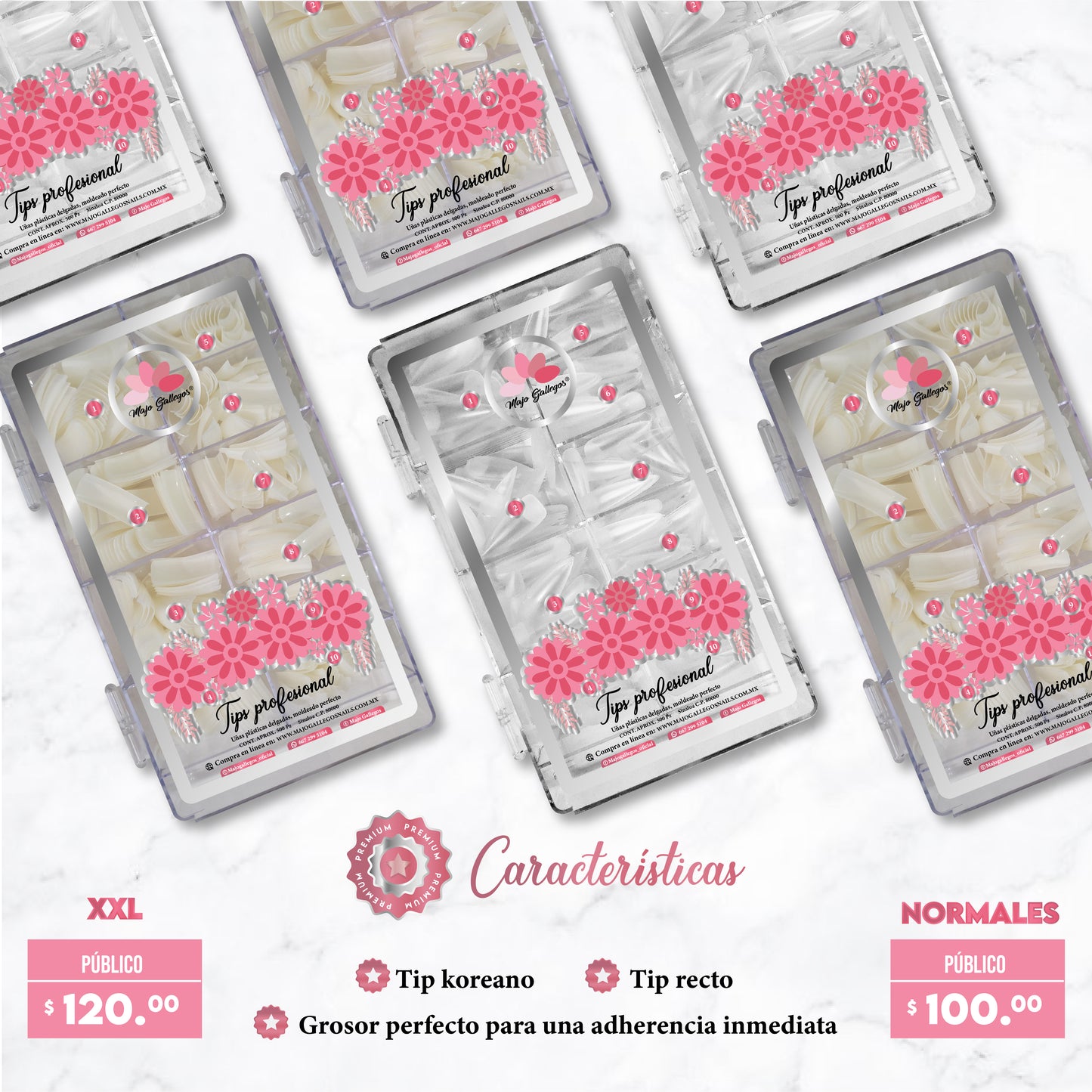 CAJA DE TIPS PROFESIONAL MAJO GALLEGOS